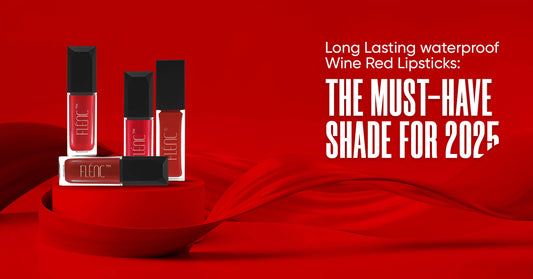 Long-Lasting Waterproof Wine Red Lipsticks
