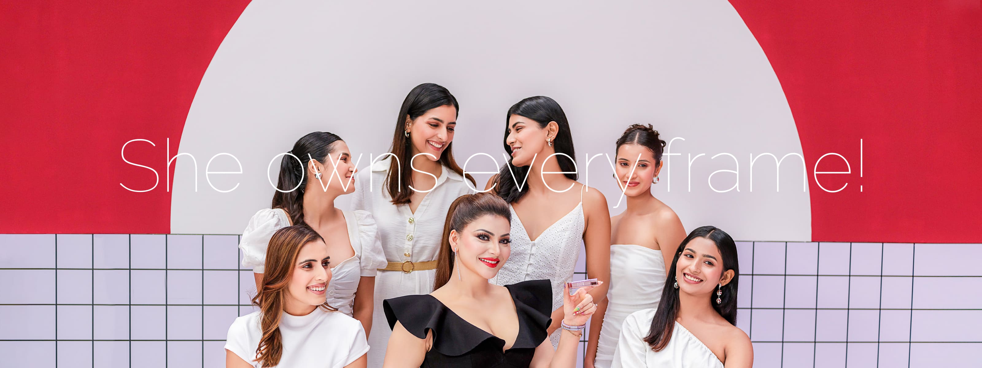 Group of women posing together