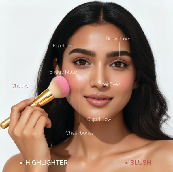 Glow & Shimmer Blush + Highlighter Palette