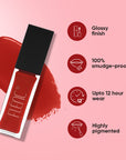 Moscow - Ruby Red Glossy Lipstick 10ML