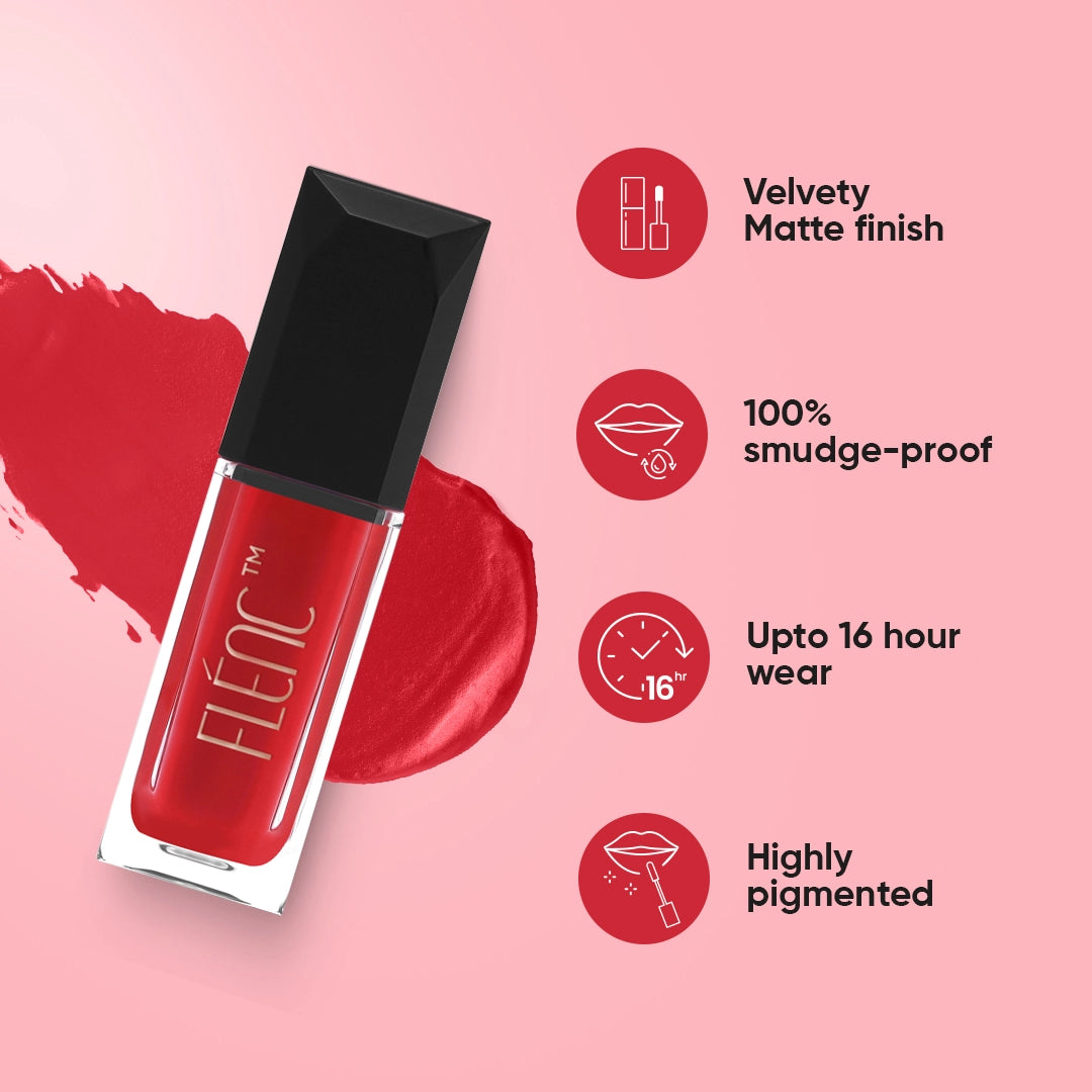 cherry red lipstick matte