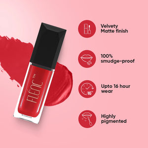 cherry red lipstick matte