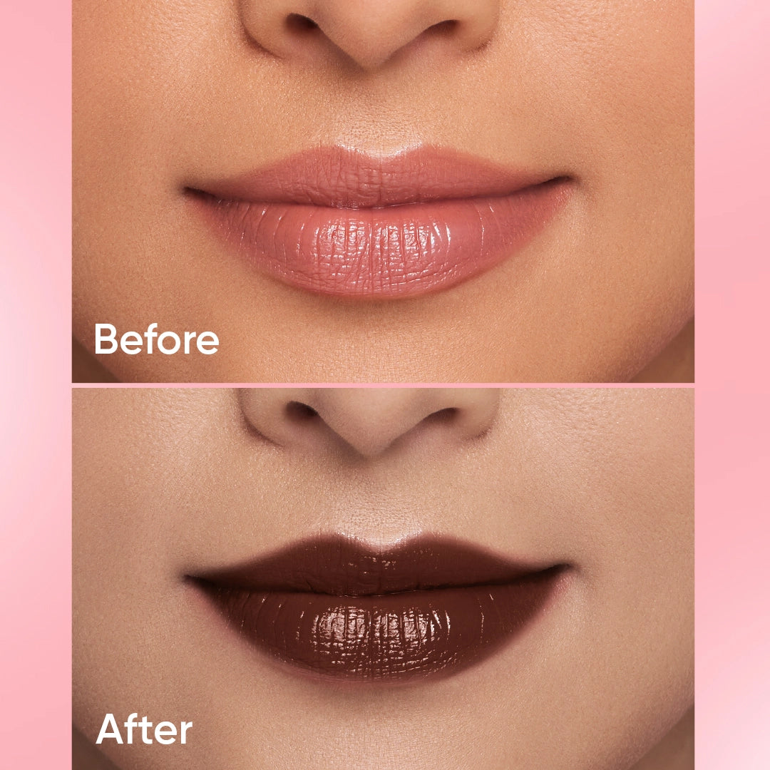 Chocolate Brown Glossy Lipstick