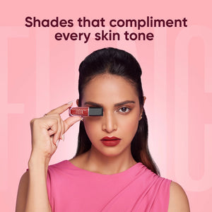Deep Maroon Matte Lipstick For Girls