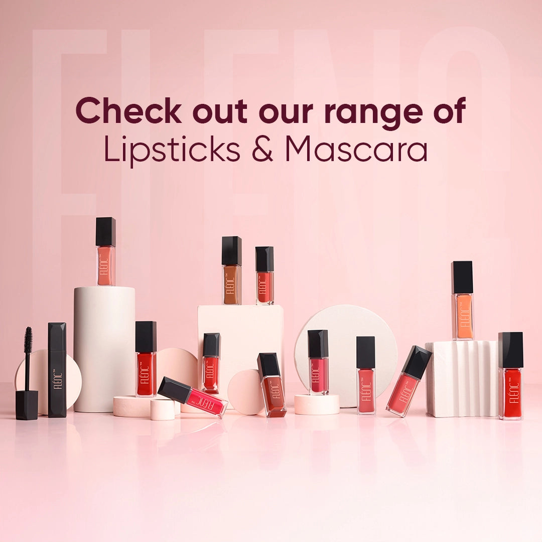 Glossy Lipsticks And Matte Lipsticks With Waterproof Mascara
